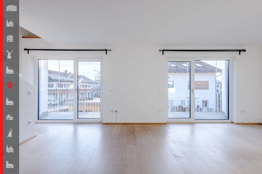 Immobilie in Übersee - Sehr helle Maisonette-Wohnung mit Bergblick und großer Loggia - Bild 0