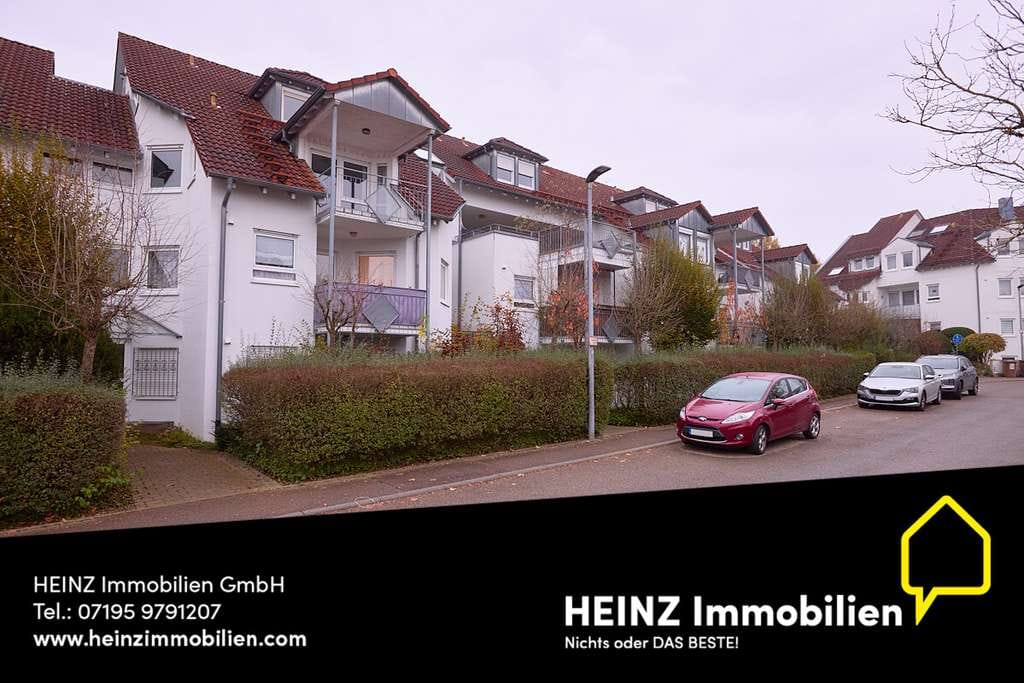 Immobilie in Welzheim - Charmante 2-Zimmer Maisonette-Wohnung in ruhiger Lage mit Balkon und Tiefgaragenstellplatz - Bild 0