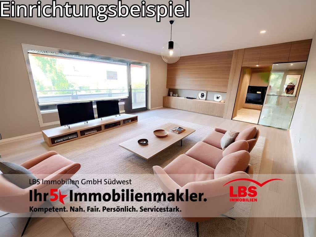 Immobilie in Eriskirch - Attraktive 3-Zimmer-Wohnung mit Balkon und exklusiver Sauna und Schwimmbadnutzung - Bild 1