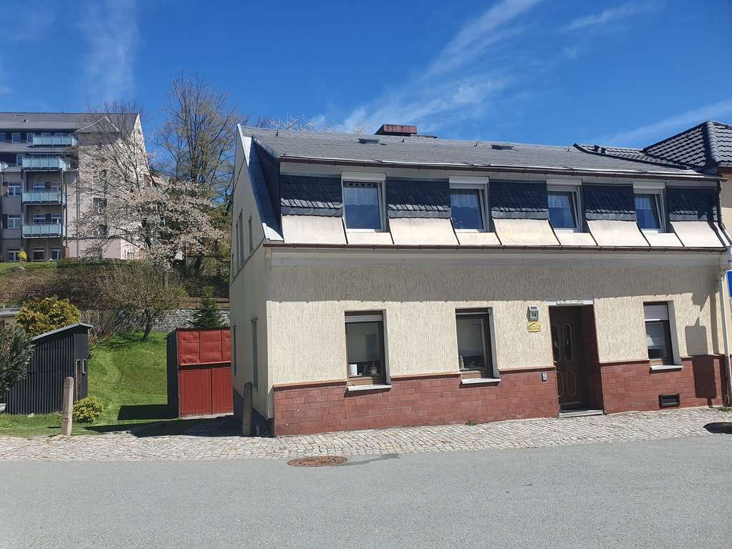 Immobilie in Geyer - Familienfreundliche Doppelhaushälfte mit traumhaftem Naturgrundstück in Geyer - Bild 0