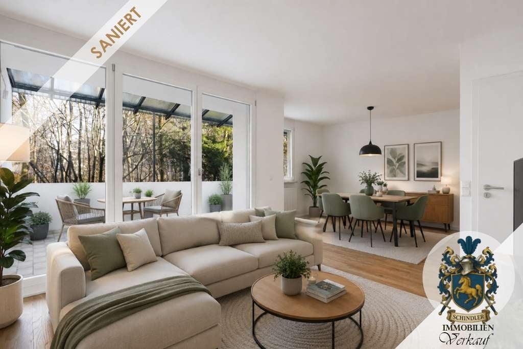 Immobilie in Ottobrunn - Bezugsfrei! Sanierte 3-Zimmer-Wohnung mit Balkon & Tiefgarage - Bild 1