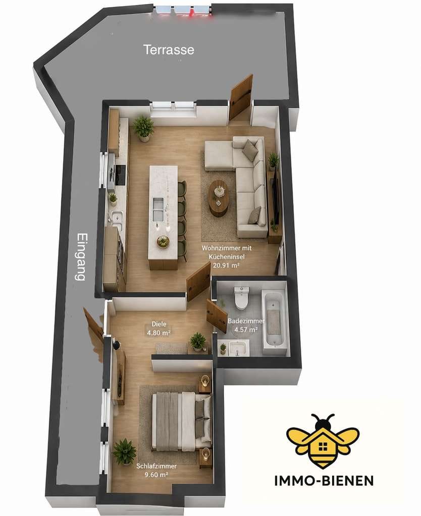 Immobilie in Heiligenberg - Unter dem Schloss Heiligenberg - Sonnige und ruhige 2 ZKB-Wohnung auch für Kapitalanleger - Bild 0