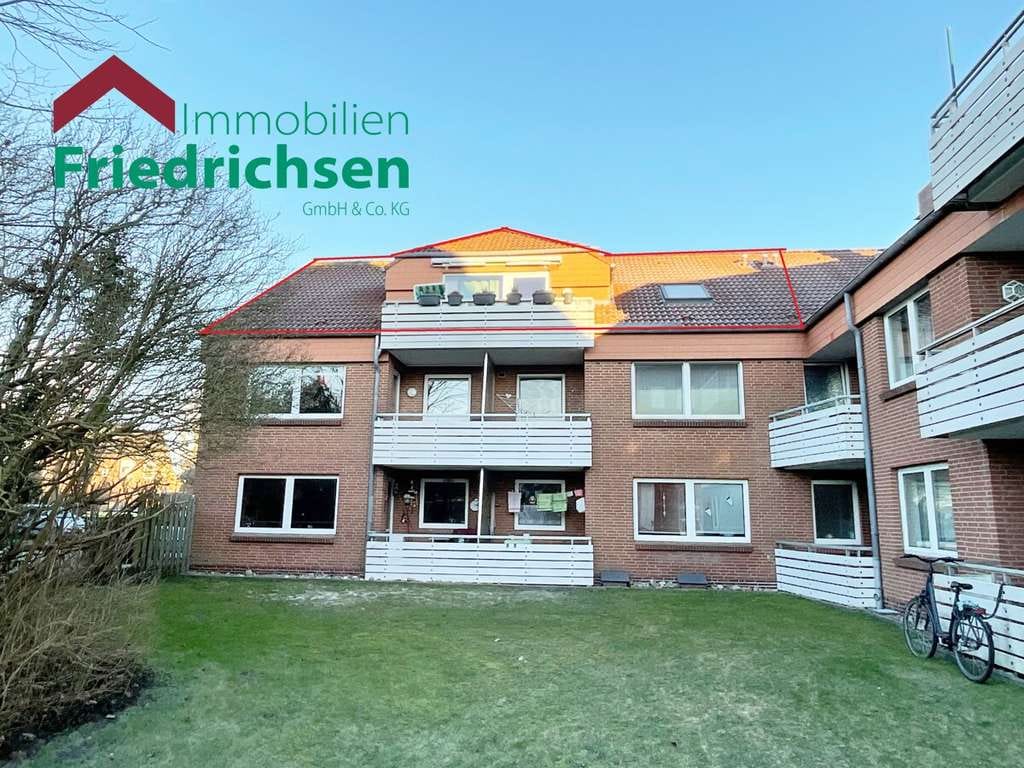 Immobilie in Niebüll - Zentral & charmant: 3-Zimmer-Wohnung mit Südbalkon in Niebüll - Bild 0