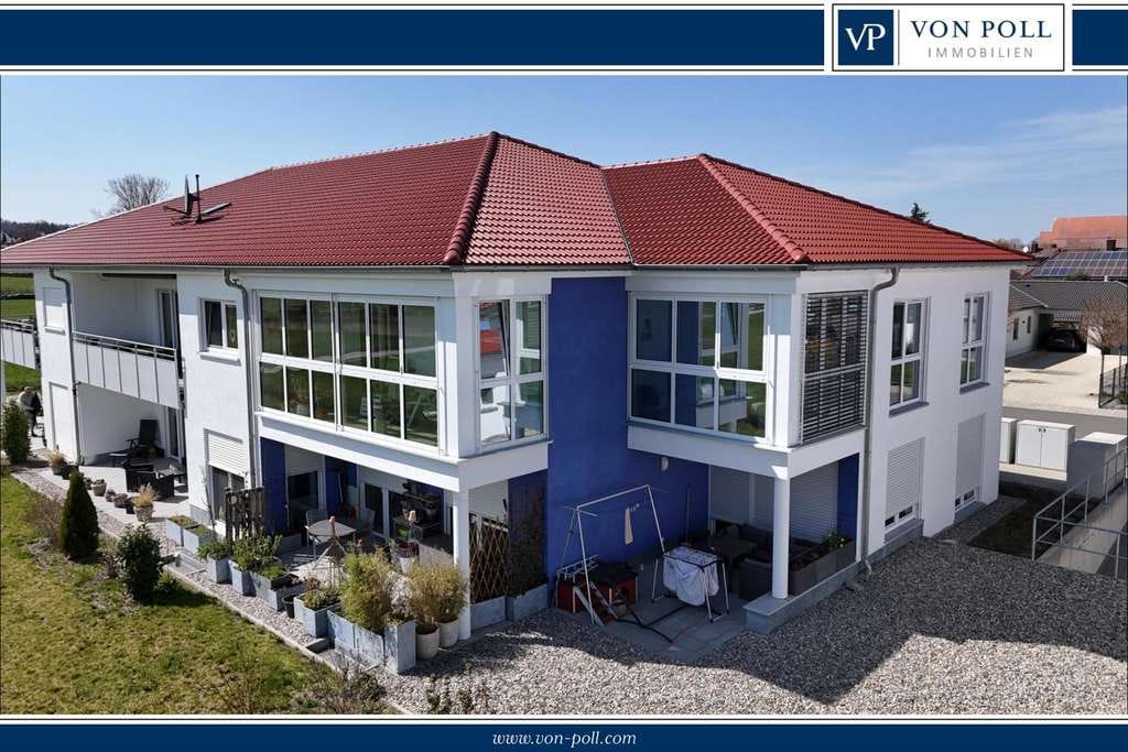 Immobilie in Aurach - Moderne 4-Zimmer-Wohnung mit Wintergarten und Blick ins Grüne - Bild 0