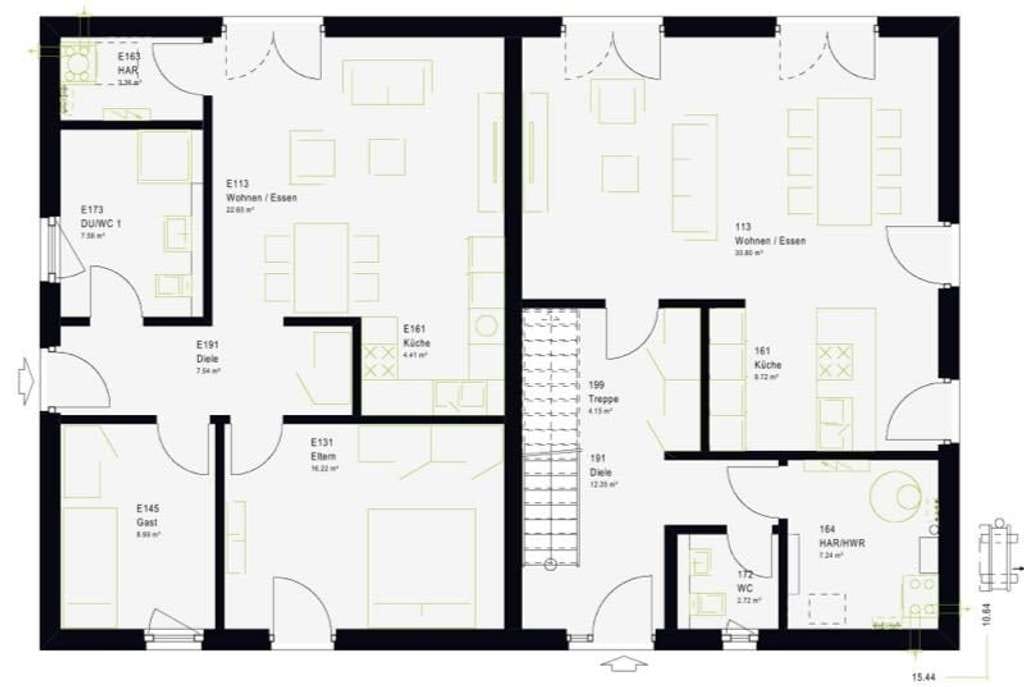 Immobilie in Heek - Großes Familienglück unter einem Dach: FamilyStyle mit Einliegerwohnung & 15 Monaten Preissicher - Bild 2