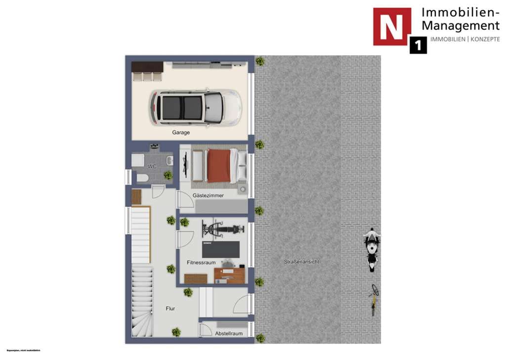 Immobilie in Hochspeyer - Frei ab 01.04.2026 - Renoviertes Einfamilienhaus mit kleinem Garten und Garage - Bild 3