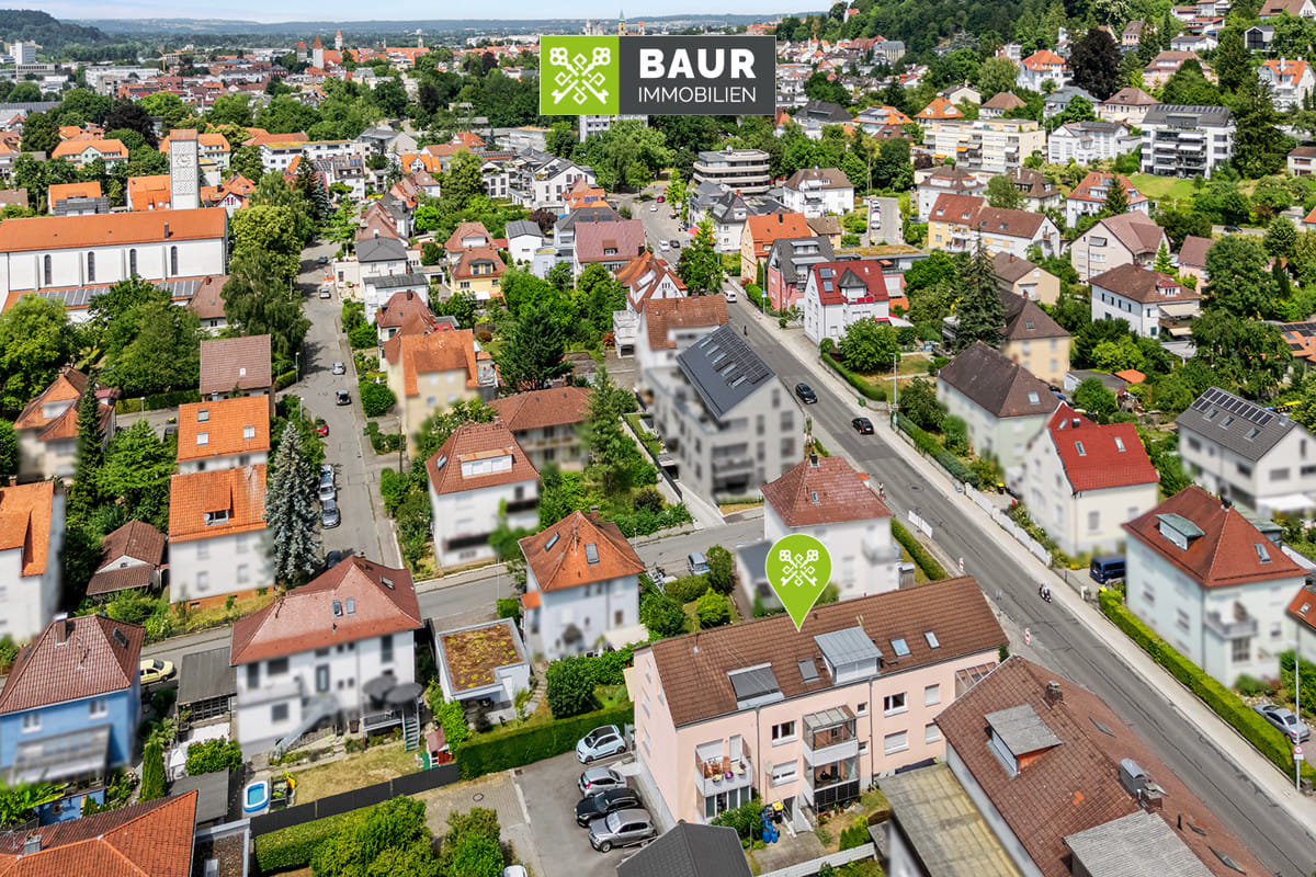Immobilie in Ravensburg - 360°| Ravensburg, Innenstadtnah wohnen: 2-Zimmer Wohnung! - Bild 1