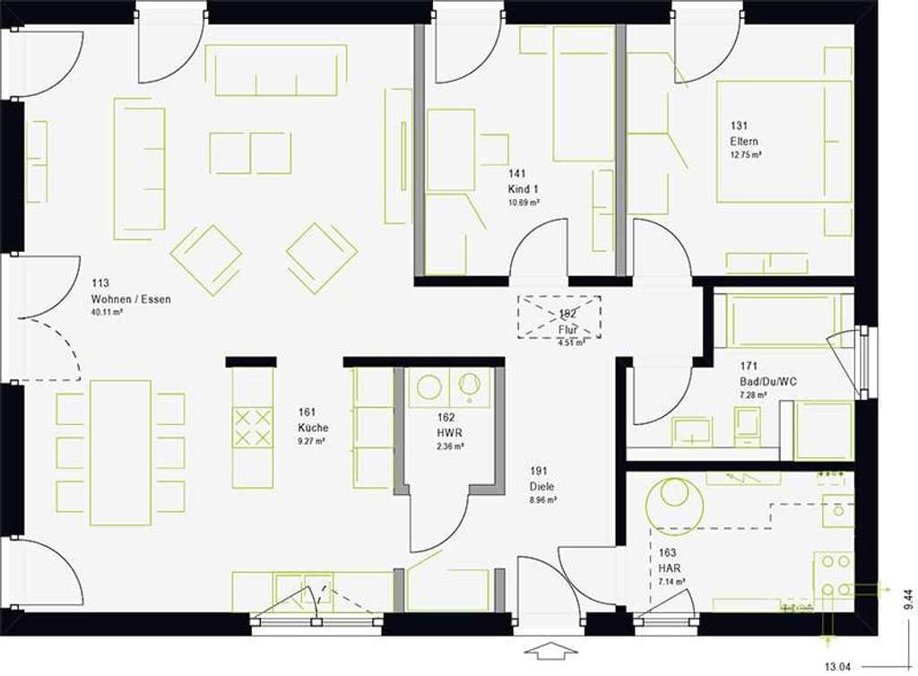 Immobilie in Sankt Oswald-Riedlhütte - Massa Haus liefert innerhalb 14 Wochen Dein Traumhaus! - Bild 3