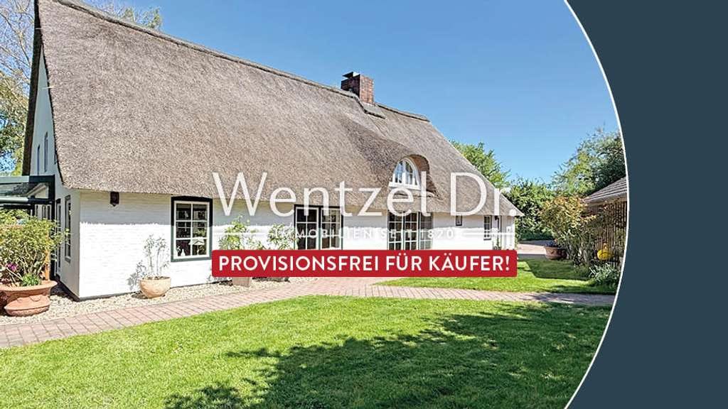 Immobilie in Heist - Historisches Reetdachhaus mit großem Grundstück und eigenem Wald zum Kauf in Heist - Wentzel Dr. - Bild 0