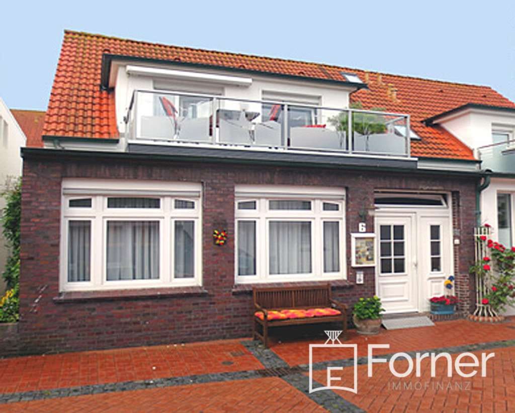 Immobilie in Norderney - Attraktives Immobilienensemble auf Norderney – Doppelhaushälfte mit Ferienwohnung und  Baugrundstück - Bild 1