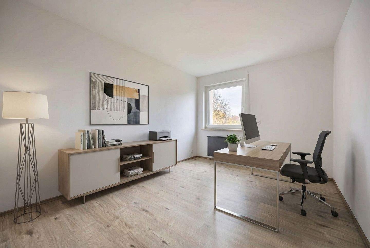 Immobilie in Hallstadt - Einziehen & wohlfühlen: Renovierte 3-Zimmer-Wohnung mit Süd-Balkon, Aufzug und Garage - Bild 4
