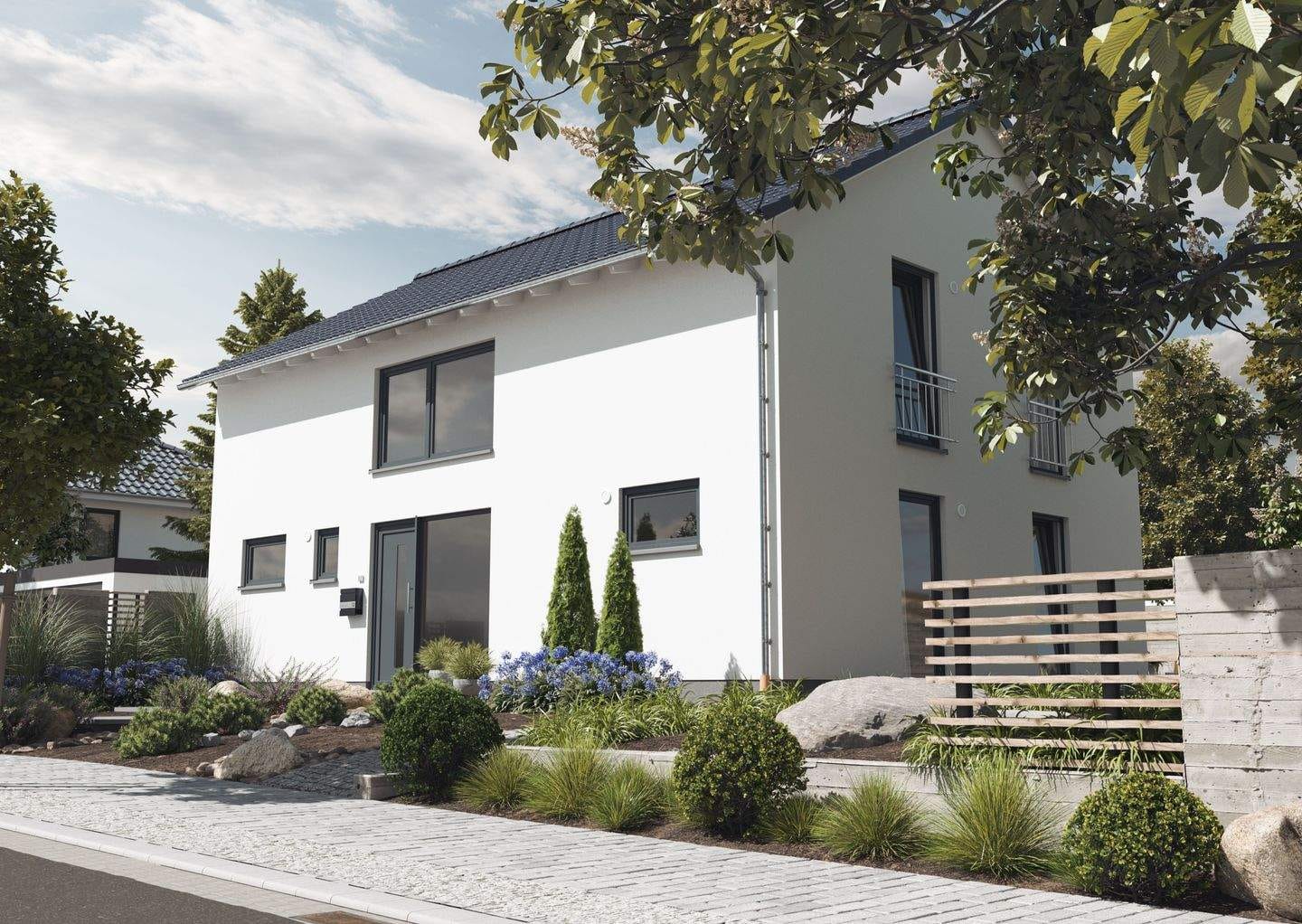 Immobilie in Beuren (Hochwald) - Landhaus modern, massiv gebaut, Preis inkl. Grundstück - Bild 1