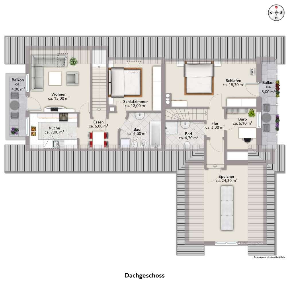 Immobilie in Rott - Komplettes Doppelhaus - Bild 3