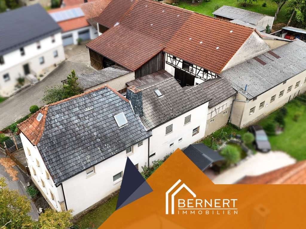 Immobilie in Lichtenfels - Großzügiges Bauernhaus mit Nebengebäude in Mistelfeld zu verkaufen - Bild 2