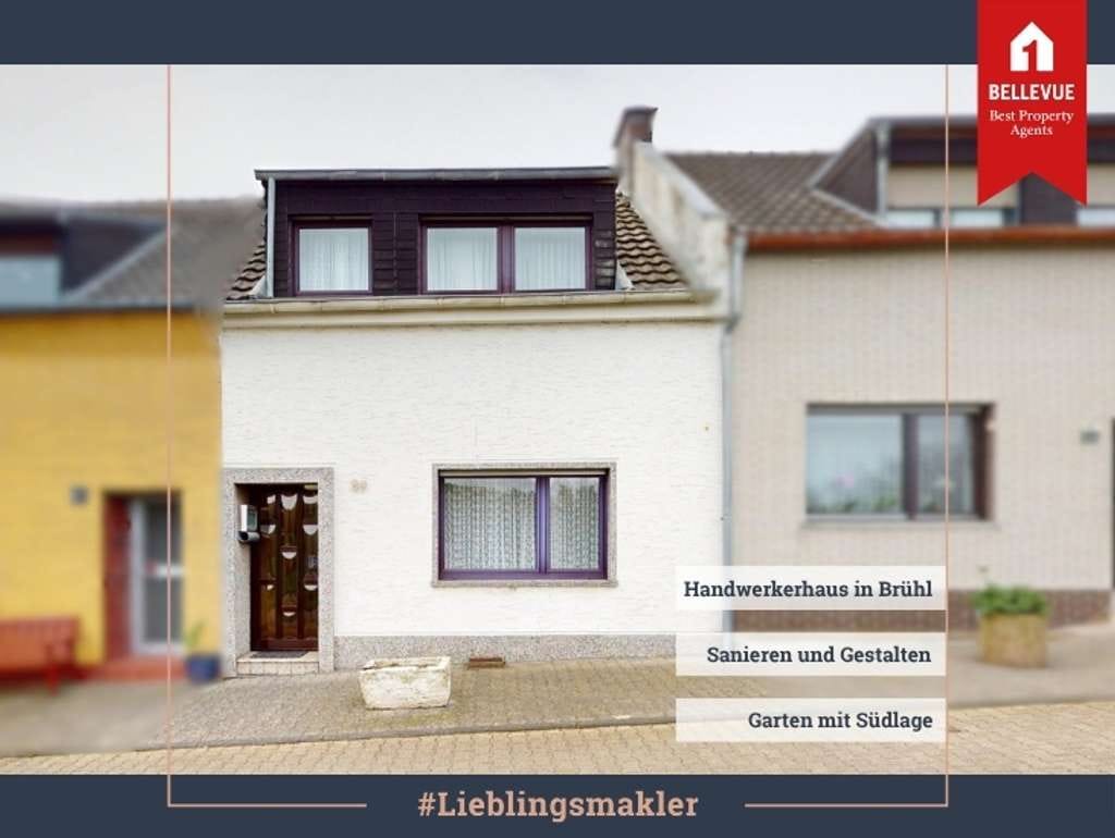 Immobilie in Brühl - Handwerkerhaus in Brühl || viel Raum für Kreativität || Garten in Südlage - Bild 0