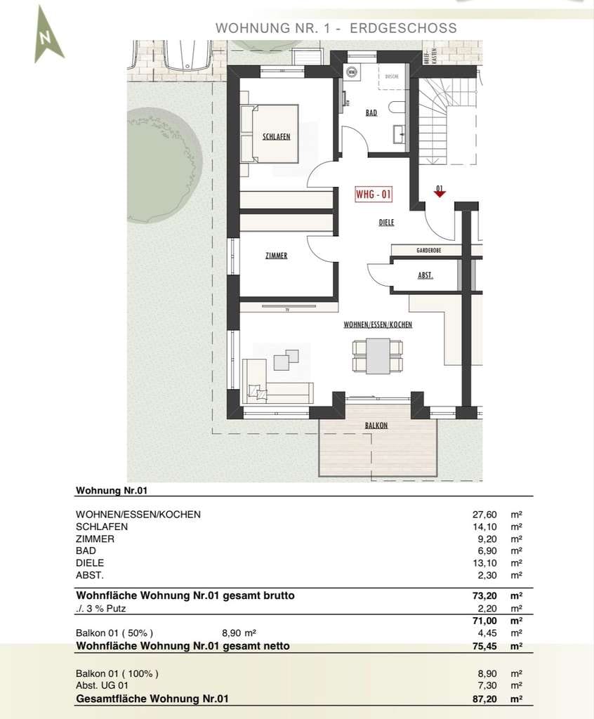 Immobilie in Leibertingen - Neubau 2026: Bezahlbarer Wohnraum 2–3-Zimmer-Wohnungen mit Stellplatz & Nahwärme - Bild 1