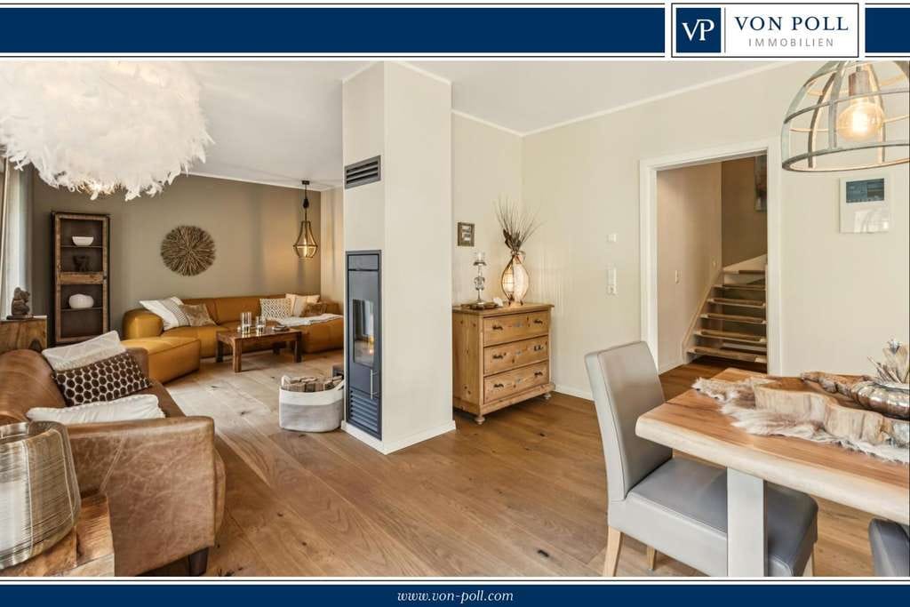 Immobilie in Erlenbach bei Dahn - Ihr Rückzugsort im Grünen: Exklusives Wohnhaus mit Nebengebäude und großem Garten - Bild 0