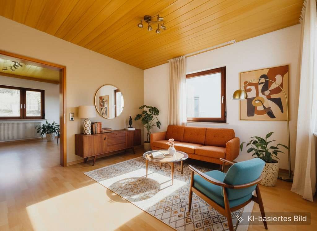 Immobilie in Bempflingen - Charmantes Wohnhaus im Stil der 50er-Jahre.
Ideal für große Familien und kleine Handwerksbetriebe. - Bild 4