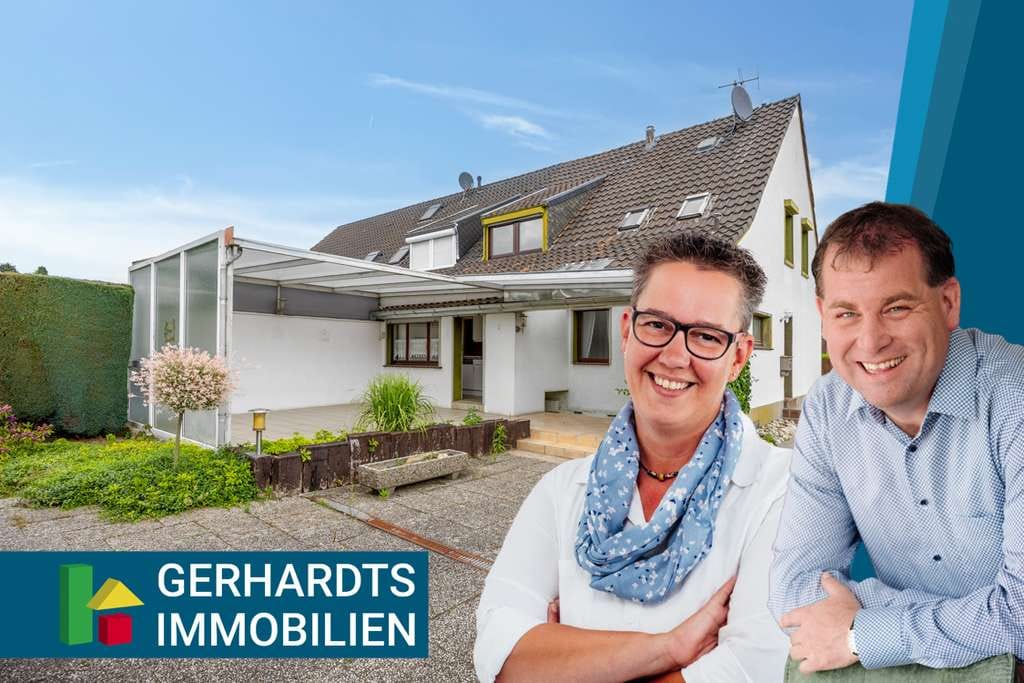 Immobilie in Nettetal - Kompakte Doppelhaushälfte für Ihre Familie mit Potenzial und großem Grundstück. Jetzt ansehen! - Bild 0