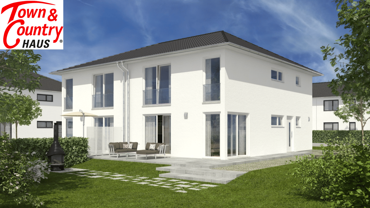 Immobilie in Strullendorf - Modernes Town & Country Doppelhaus Aura 136 – zwei Wohneinheiten auf großzügigem Grundstück in STRULLENDORF bei Bamberg - Bild 0