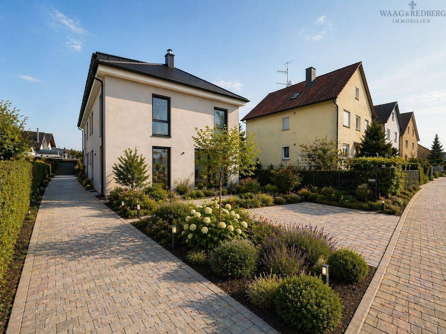Immobilie in Strullendorf - Neubau-Doppelhaushälfte im aktuellen Rohbauzustand - auf Wunsch schlüsselfertig für 770.000 € - Bild 0