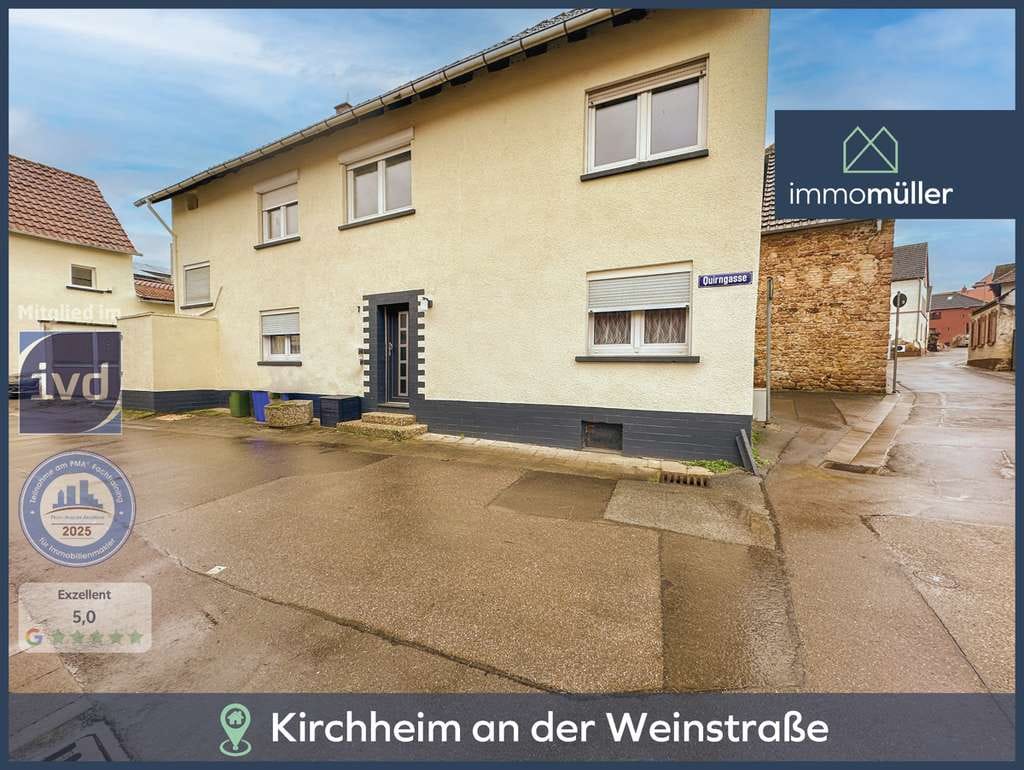 Immobilie in Kirchheim an der Weinstraße - Kapitalanlage oder Eigennutzung: Drei Wohneinheiten in attraktiver Lage! - Bild 0