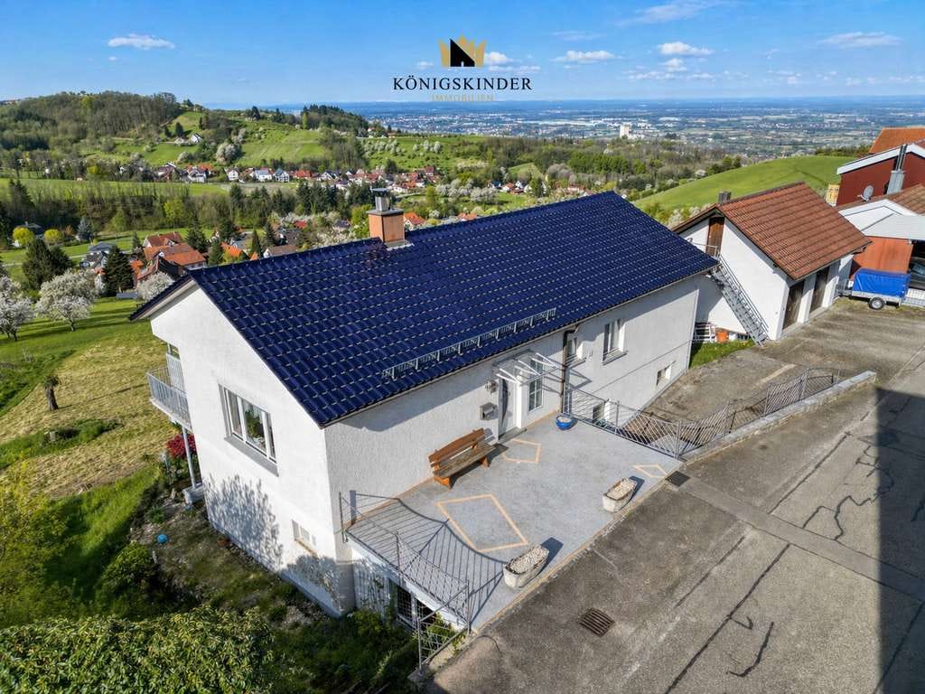 Immobilie in Lauf - Mehr Blick geht nicht – Ein-/Zweifamilienhaus mit Panorama übers Rheintal - Bild 0