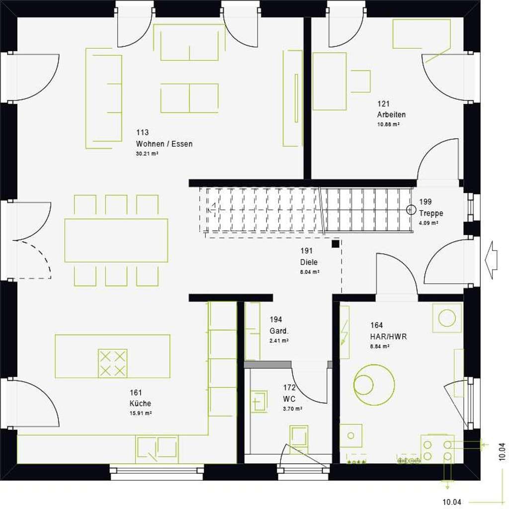 Immobilie in Hüttenberg -  Einfamilienhaus als Ausbauhaus inkl. Technikpaket - mit Eigenleistung viel Geld sparen - Bild 4