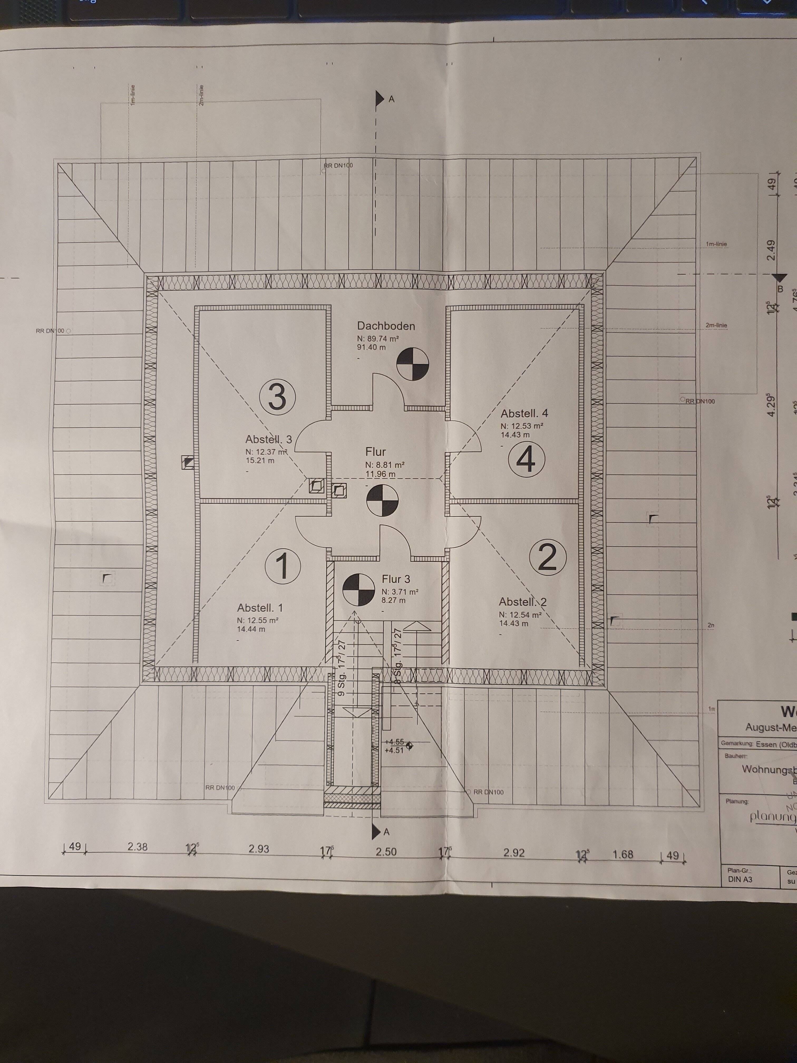 Immobilie in Essen/Oldenburg - Neubau in Top Lage Wohnung 69m² separate Büroräume mit Lager 30m² optimal für Homeoffice - Bild 2