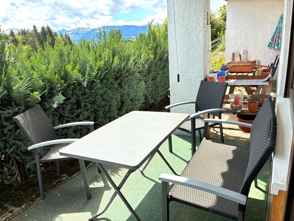 Immobilie in Oberreute - Herrliche Aussichten - Sonnige  2 - Zimmerwohnung in ruhiger Lage nahe Oberstaufen - Bild 1