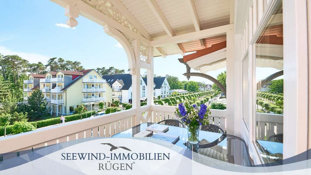 Immobilie in Baabe - Strandstraßen-Hammer! 3-Raum-Apartment mit Balkon im schönen Ostseebad Baabe auf der Insel Rügen - Bild 0