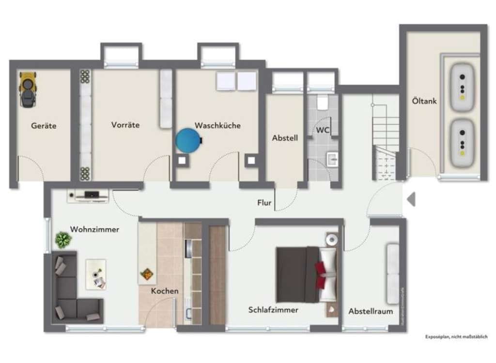 Immobilie in Albershausen - Stattliches freistehendes Einfamilienhaus mit Balkon & Garten in Albershausen! - Bild 3
