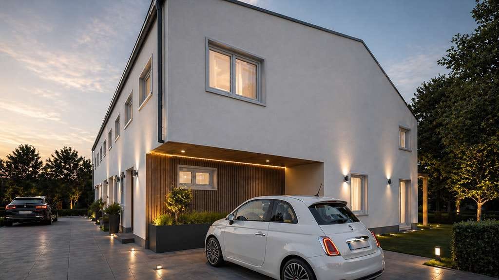 Immobilie in Wehringen - Neubau von 4 modernen Reihenhäusern für Familien im kfw-40 Standard - Bild 2
