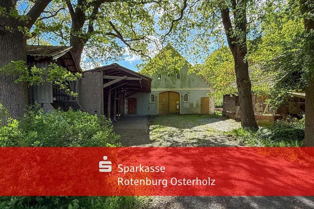 Immobilie in Rhade - Ein Ort mit Geschichte - Resthof mit Tischlerei und Naturgrundstück - Bild 0