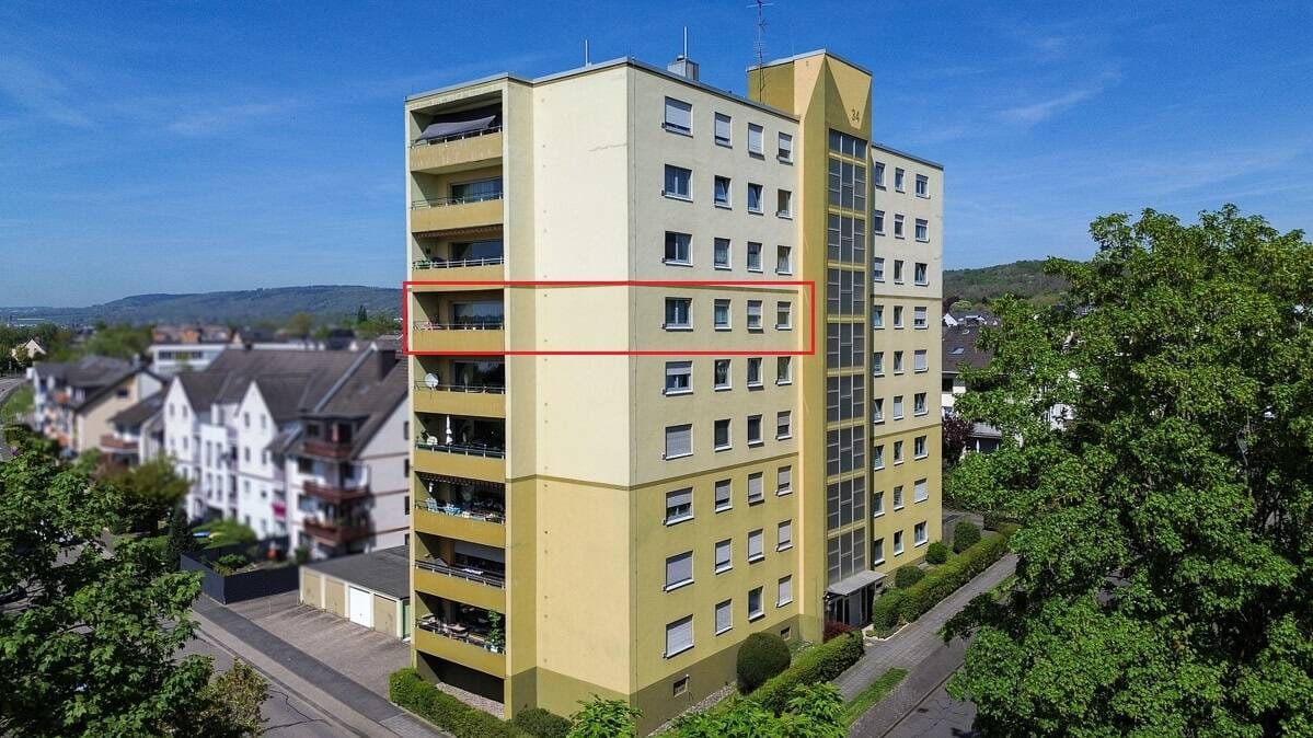 Immobilie in Bendorf - Helle 3-Zimmerwohnung mit Balkon in zentraler Lage von Bendorf! Ca. 15 Min. Koblenz - Bild 0