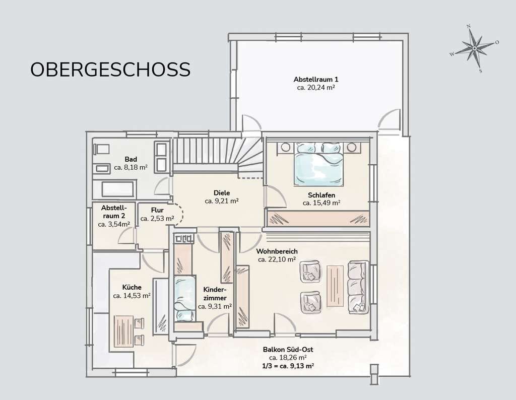 Immobilie in Miesbach - Gemütliches Zweifamilienhaus in ruhiger & sonniger Lage in Miesbach - Bild 4