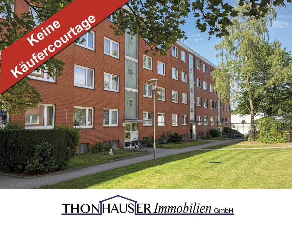 Immobilie in Geesthacht - Gepflegte, vermietete Ein-Zimmer-Wohnung mit Balkon -  ideal für Kapitalanleger - in 21502 Geesthach - Bild 0
