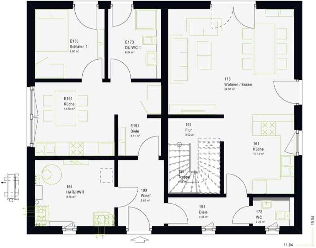 Immobilie in Malchin - großes Haus inkl. kleiner Gästewohnung NEU - Baugrundstück  vorhanden - Bild 2
