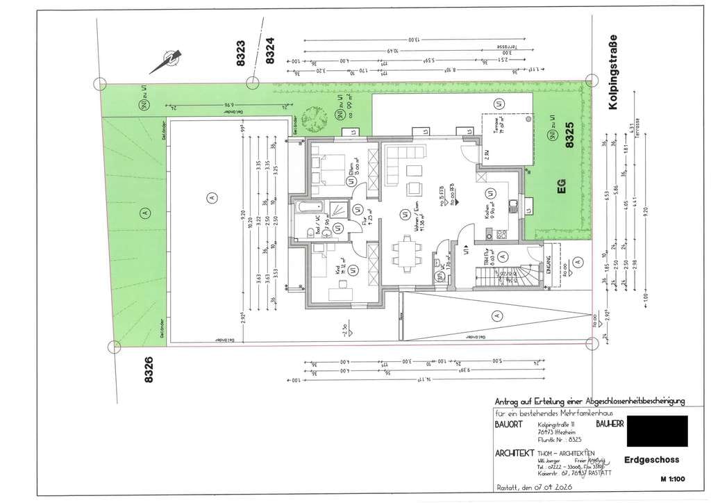 Immobilie in Iffezheim - Moderne Erdgeschosswohnung mit Garten, Südterrasse & Garage! - Bild 0