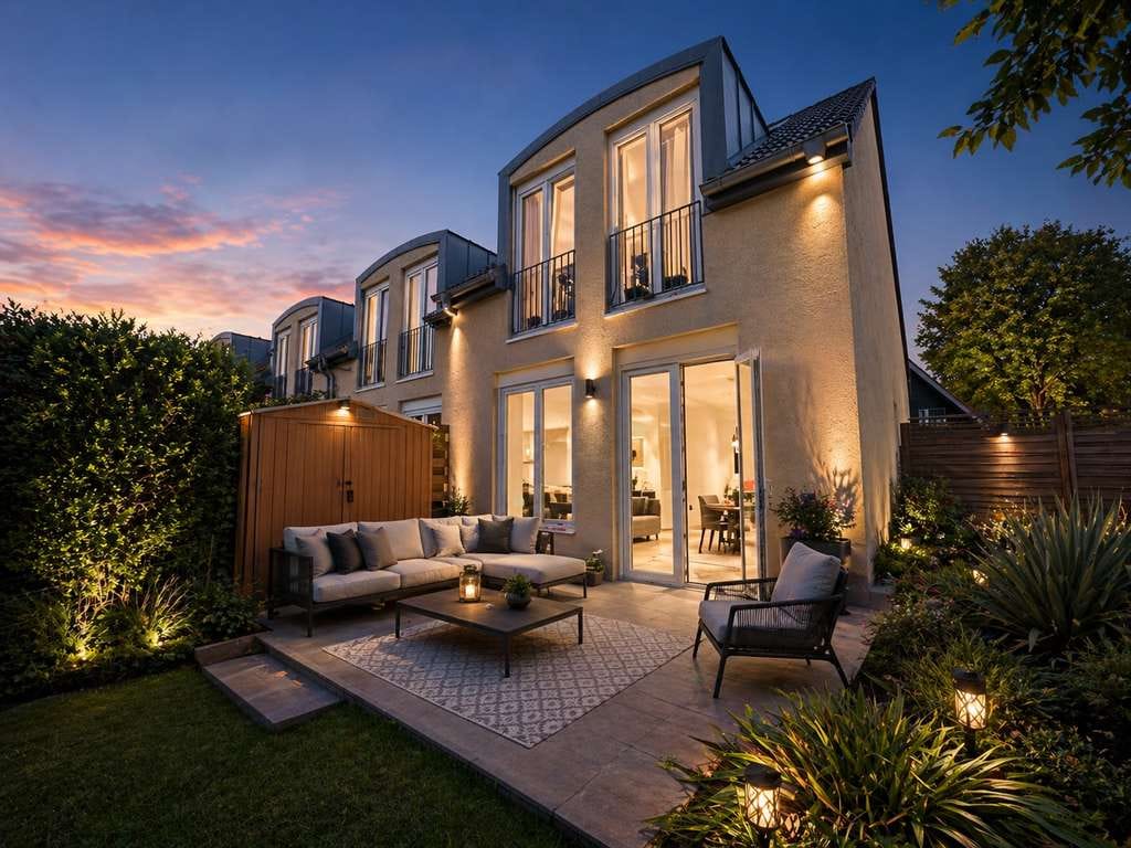 Immobilie in Fredersdorf-Vogelsdorf - Charmantes Reihenendhaus mit Garten, Terrasse und Stellplatz in Fredersdorf - Bild 0