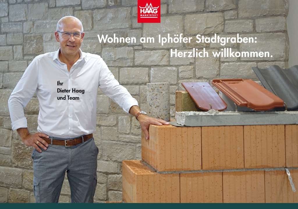 Immobilie in Iphofen - Kompaktes Neubau-Eigentum am Stadtgraben - 2 Zimmer inkl. Tiefgarage - Bild 1