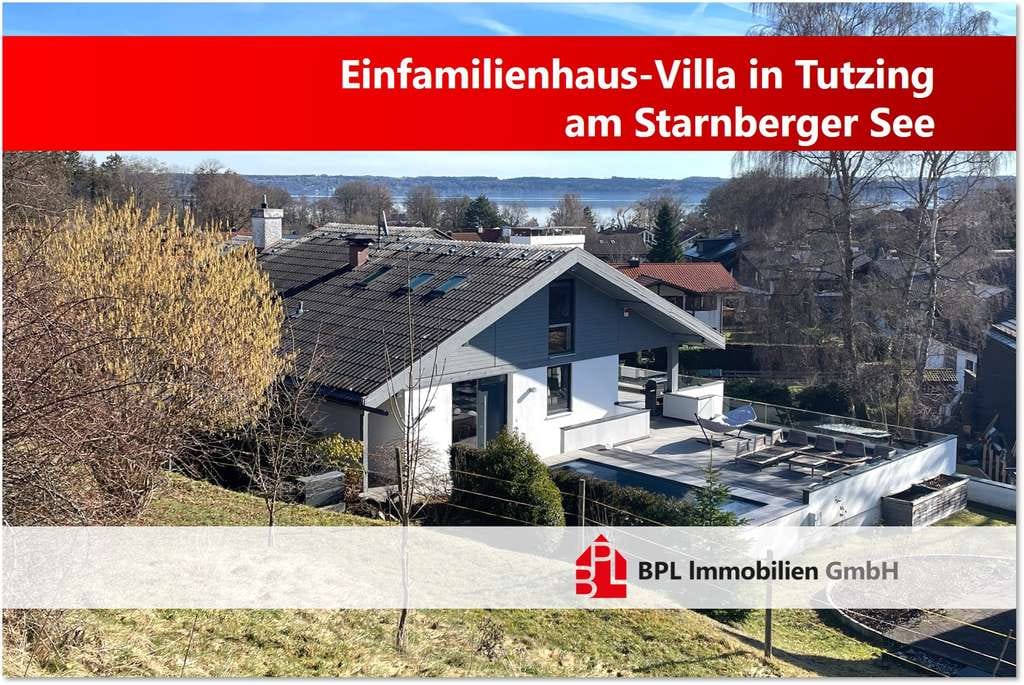 Immobilie in Tutzing - Außergewöhnliche Villa mit großartigen Highlights in Tutzing am Starnberger See. - Bild 0
