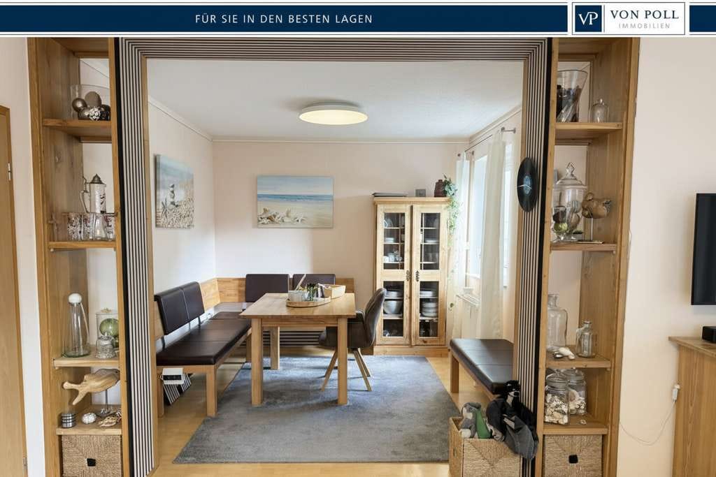 Immobilie in Kürnach - Modern & gut ausgestattet: 3,5-Zi. Terrassenwohnung - Gartenanteil, 2-STP Tageslicht-Hobbyraum im UG - Bild 0