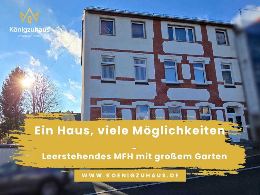 Immobilie in Auerbach/Vogtland - Ein Haus - viele Möglichkeiten - Mehrfamilienhaus im Altbaucharme bereit für Ihre Familie - Bild 0