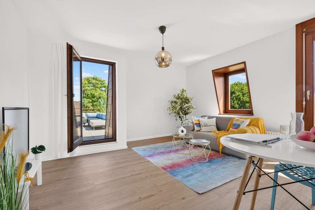 Immobilie in Waiblingen - TERRASSE - Renovierte 1,5-Zimmer-Wohnung mit großer Terrasse, Balkon und TG-Stellplatz in Waiblingen - Bild 1