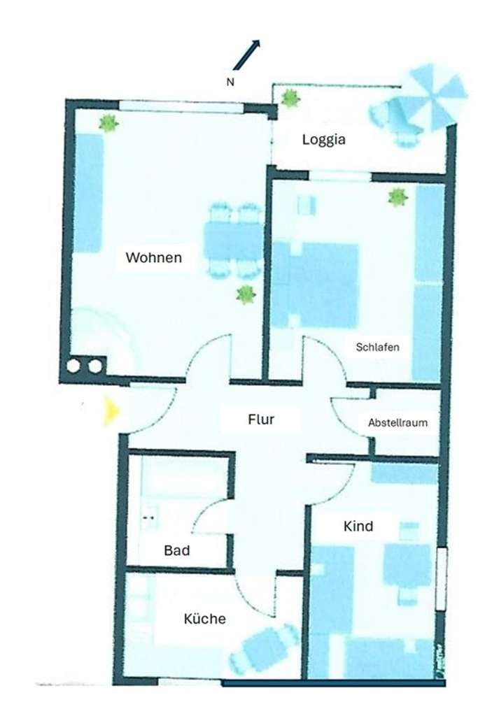 Immobilie in Ottobrunn - 3-Zimmer-Wohnung als Kapitalanlage – Eigenbedarf ausgeschlossen - Bild 2