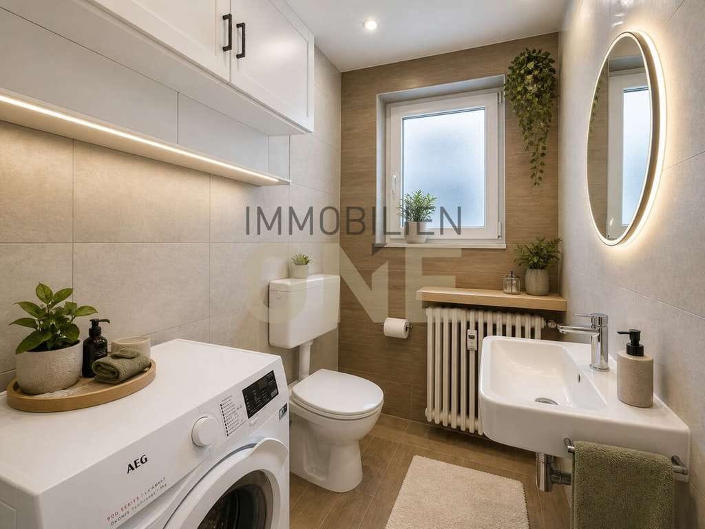 Immobilie in Barbing - Sanierungsbedürftige 4,5-Zimmer-Wohnung mit Südbalkon, Einzelgarage und Weitblick - Bild 4