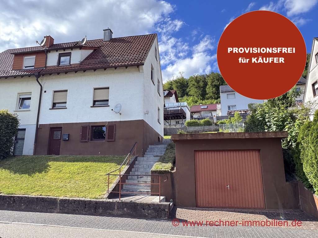 Immobilie in Eberbach - *** PROVISIONSFREI *** ... NEU IM ANGEBOT! EBERBACH: Preiswerte DHH mit Garage! - Bild 2
