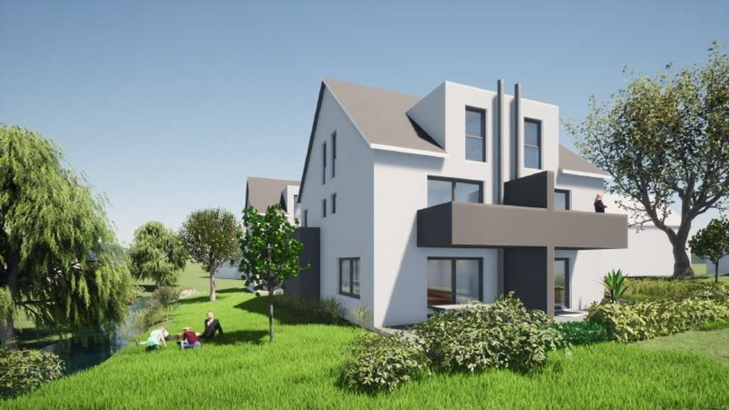 Immobilie in Schlier - VIEL SONNE - VIEL LICHT - VIEL GRÜN - DHH-NEUBAU - Bild 1