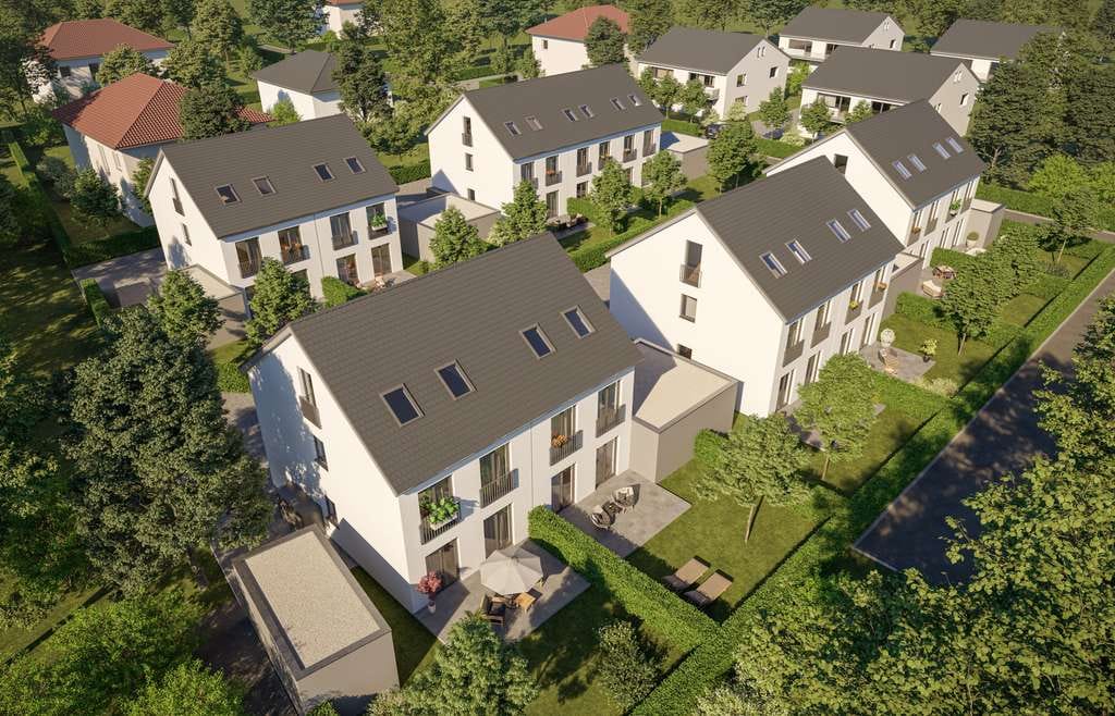Immobilie in Langweid am Lech - Neubau Langweid am Lech: Doppelhaushälfte inkl. Home-Office Keller | Energie A+ | Festpreis sichern - Bild 1